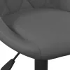Sötétszürke bársony étkezőszék