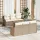 Kerti Kanapé Szett párnával 7 pcs Beige és krém 55 x 55 x 37 cm