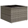 Kerti Kanapé Szett párnával 6 pcs Szürke Poli rattan