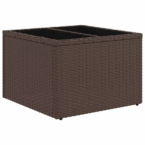 Kerti Kanapé Szett párnával tárolóval 9 pcs Barna és Krém