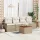 Kerti Kanapé Szett párnával 5 pcs Beige és krém 55 x 55 x 37 cm