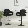 2 db fekete szövet bárszék