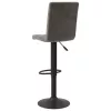 Sötétszürke bársony bárszék