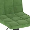 2 db sötétzöld bársony bárszék