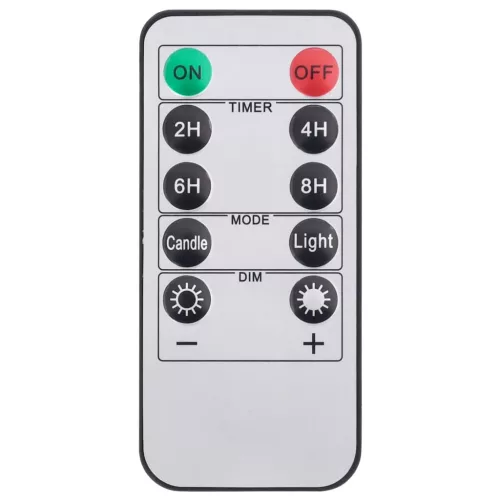 24 db lángmentes meleg fehér LED-es gyertya távirányítóval