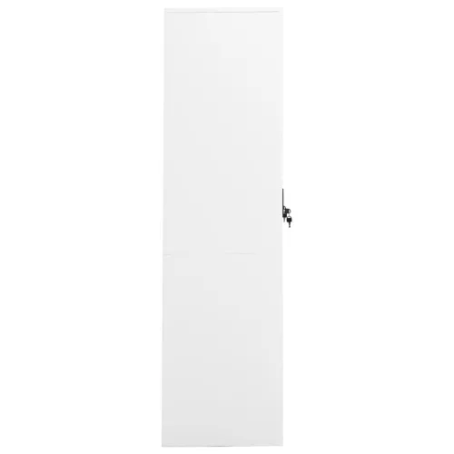 Fehér acél ruhásszekrény 80 x 50 x 180 cm