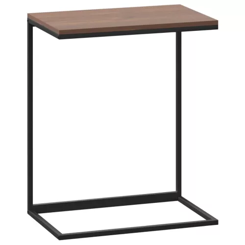 Fekete szerelt fa kisasztal 55 x 35 x 66 cm