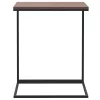 Fekete szerelt fa kisasztal 55 x 35 x 66 cm