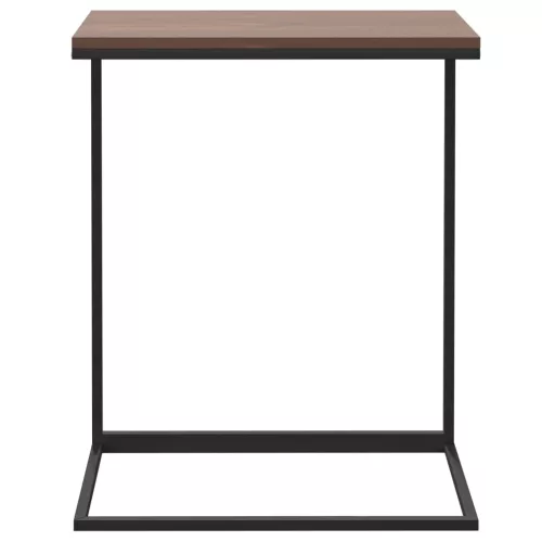 Fekete szerelt fa kisasztal 55 x 35 x 66 cm