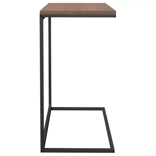 Fekete szerelt fa kisasztal 55 x 35 x 66 cm