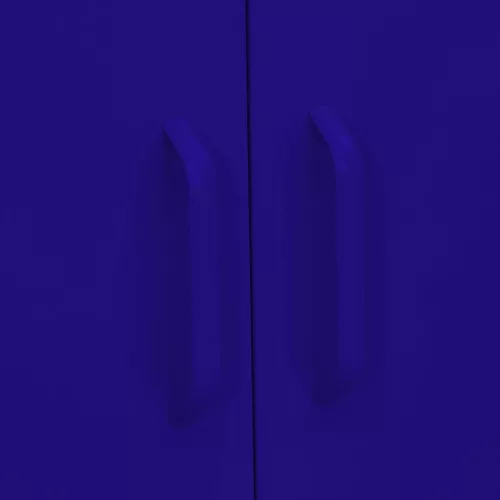 Tengerészkék acél tárolószekrény 80 x 35 x 101,5 cm