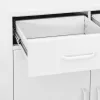 Fehér acél tárolószekrény 80 x 35 x 101,5 cm