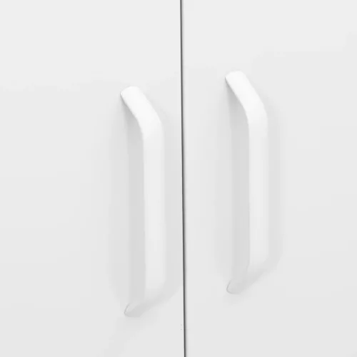 Fehér acél tárolószekrény 80 x 35 x 101,5 cm