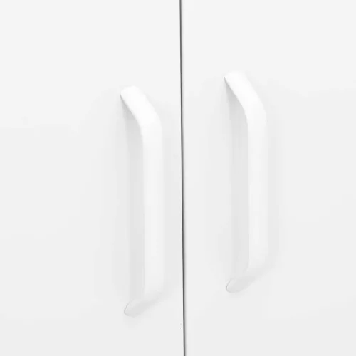 Fehér acél tárolószekrény 80 x 35 x 101,5 cm