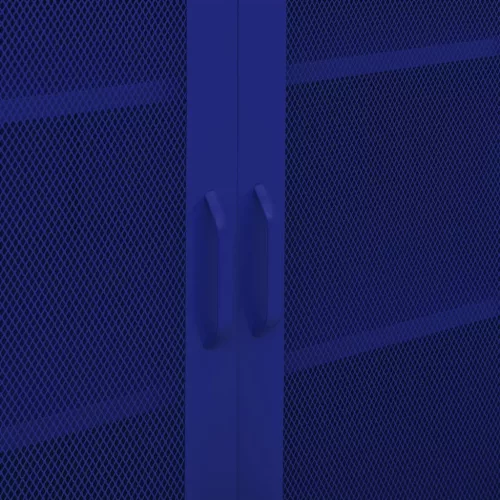 Tengerészkék acél tárolószekrény 80 x 35 x 101,5 cm
