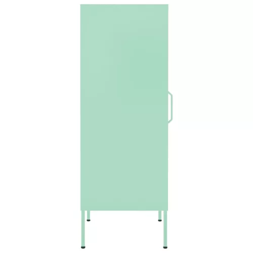 Mentazöld acél tárolószekrény 42,5 x 35 x 101,5 cm