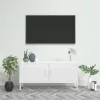 Fehér acél TV-szekrény 105 x 35 x 50 cm