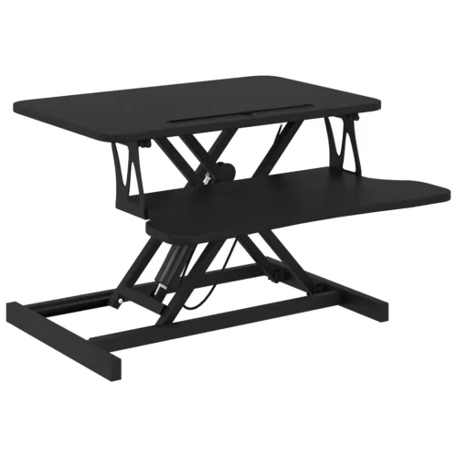 Acél és fatermék állítható munkaállomás 60 x 40 x (13-41,5) cm
