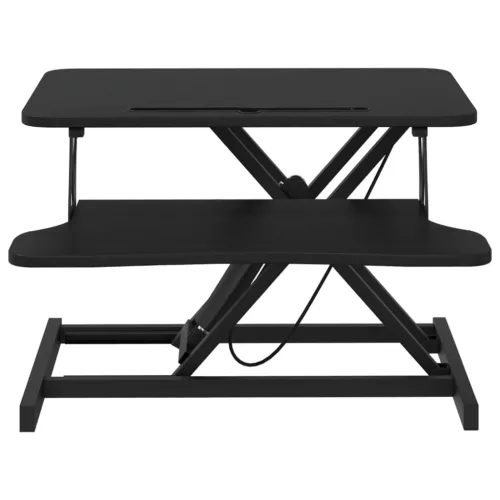 Acél és fatermék állítható munkaállomás 60 x 40 x (13-41,5) cm