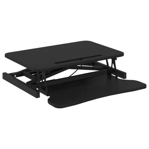 Acél és fatermék állítható munkaállomás 60 x 40 x (13-41,5) cm