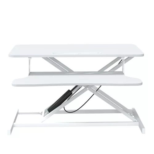 Acél és fatermék állítható munkaállomás 90x40x(13-50) cm