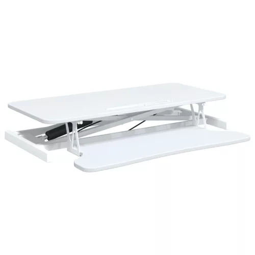 Acél és fatermék állítható munkaállomás 90x40x(13-50) cm