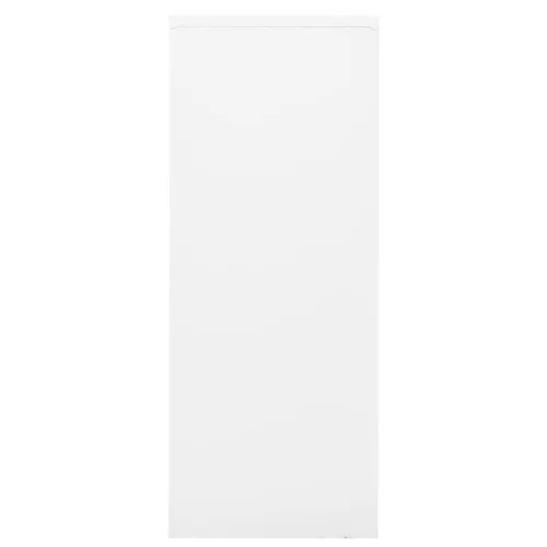 Fehér acél irodai szekrény 90 x 40 x 102 cm