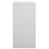 Világosszürke acél zárható szekrény 90 x 45 x 92,5 cm