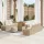 Kerti Kanapé Szett párnával 8 pcs Beige és krém 80 x 80 x 71 cm