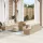 Kerti Kanapé Szett párnával 9 pcs Beige és krém 80 x 80 x 71 cm