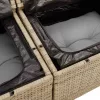 Kerti Kanapé Szett 9 pcs Beige és világosszürke 80 x 80 x 71 cm