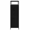 Cipőszekrény tárolóval Musta tammi 100 x 34 x 112 cm Faanyag
