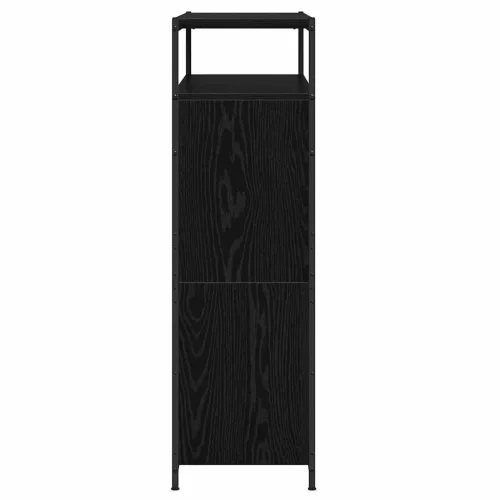 Cipőszekrény tárolóval Musta tammi 100 x 34 x 112 cm Faanyag