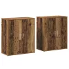 Magasfiú Falra szerelhető 2 pcs Régi fa 60 x 31 x 70 cm Faanyag