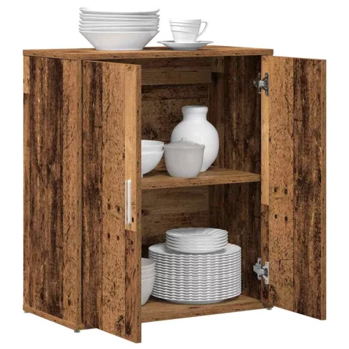 Magasfiú Falra szerelhető 2 pcs Régi fa 60 x 31 x 70 cm Faanyag