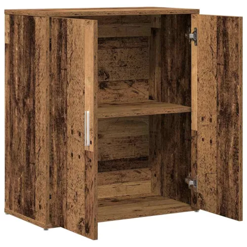 Magasfiú Falra szerelhető 2 pcs Régi fa 60 x 31 x 70 cm Faanyag