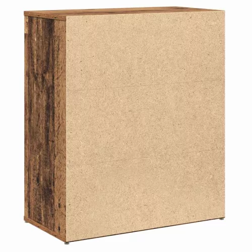 Magasfiú Falra szerelhető 2 pcs Régi fa 60 x 31 x 70 cm Faanyag