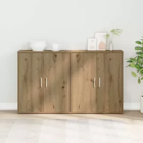Magasfiú 2 pcs kézműves tölgy 60 x 31 x 70 cm Faanyag