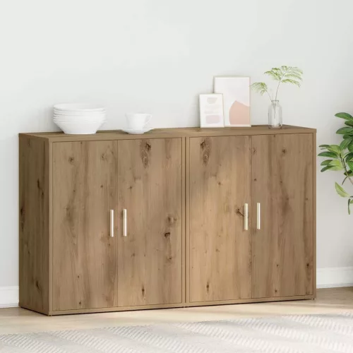 Magasfiú 2 pcs kézműves tölgy 60 x 31 x 70 cm Faanyag