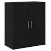 Magasfiú 2 pcs Musta tammi 60 x 31 x 70 cm Faanyag