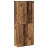 Irodai szekrény polcokkal ajtóval Régi fa 60 x 32 x 153 Faanyag