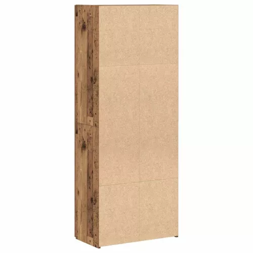 Irodai szekrény polcokkal ajtóval Régi fa 60 x 32 x 153 Faanyag