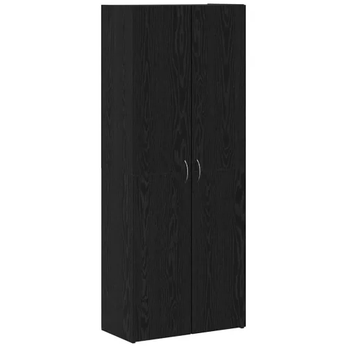 Irodai szekrény polcokkal Musta tammi 60 x 32 x 153 Faanyag