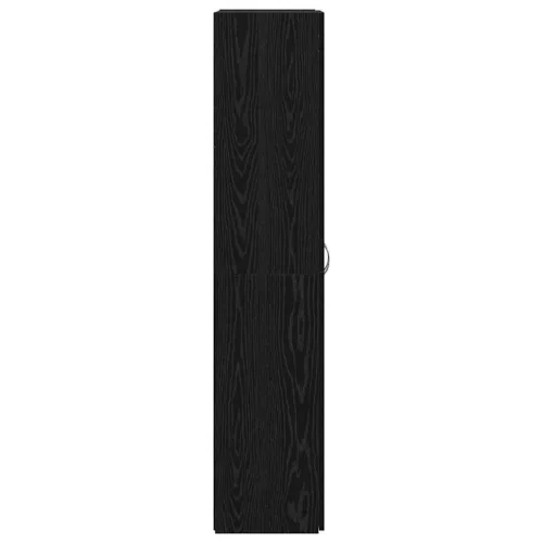 Irodai szekrény polcokkal Musta tammi 60 x 32 x 153 Faanyag