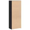 Irodai szekrény polcokkal Musta tammi 60 x 32 x 153 Faanyag