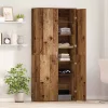 Highboard Öreg fa 80 x 35 x 180 cm Faanyag