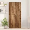 Highboard Öreg fa 80 x 35 x 180 cm Faanyag