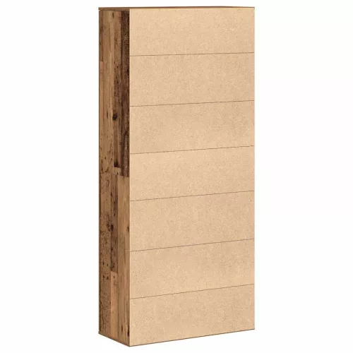 Highboard Öreg fa 80 x 35 x 180 cm Faanyag