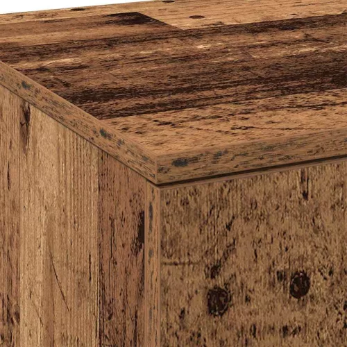 Highboard Öreg fa 80 x 35 x 180 cm Faanyag