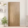 Highboard kézműves tölgy 80 x 35 x 180 cm Faanyag